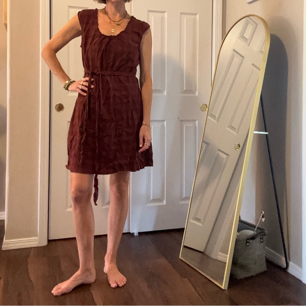 Converse Burgundy Midi Dress